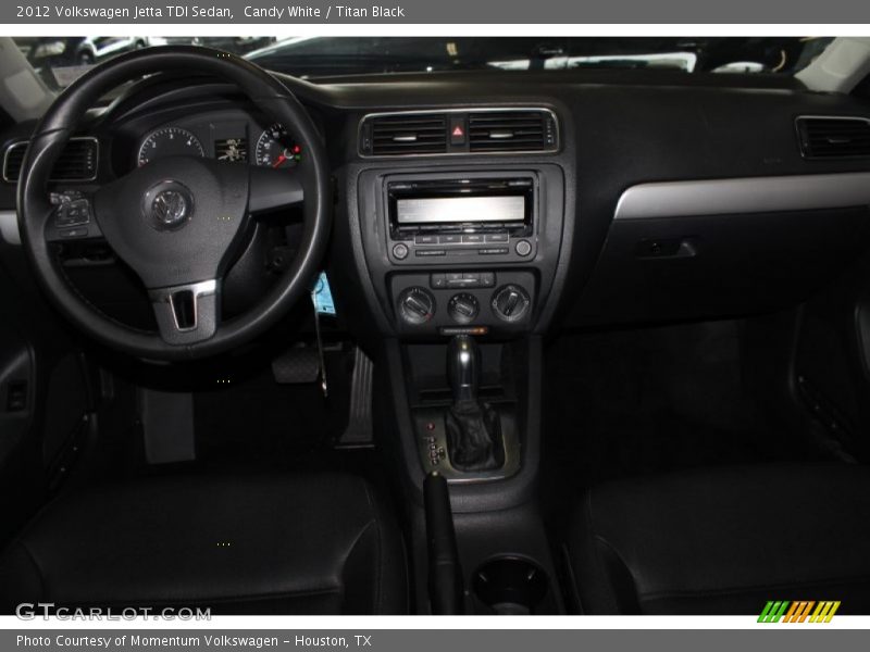 Candy White / Titan Black 2012 Volkswagen Jetta TDI Sedan