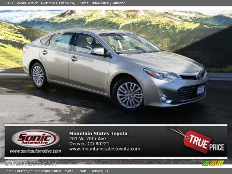 Creme Brulee Mica / Almond 2014 Toyota Avalon Hybrid XLE Premium