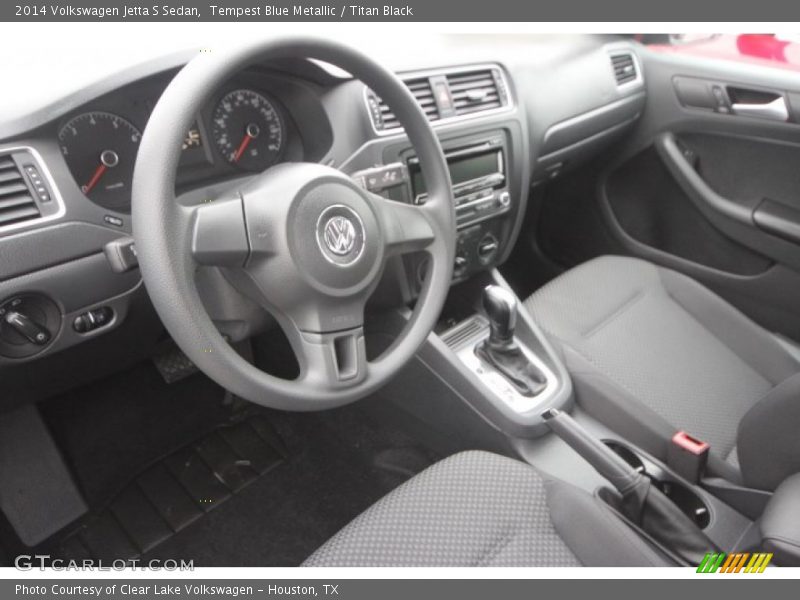 Tempest Blue Metallic / Titan Black 2014 Volkswagen Jetta S Sedan