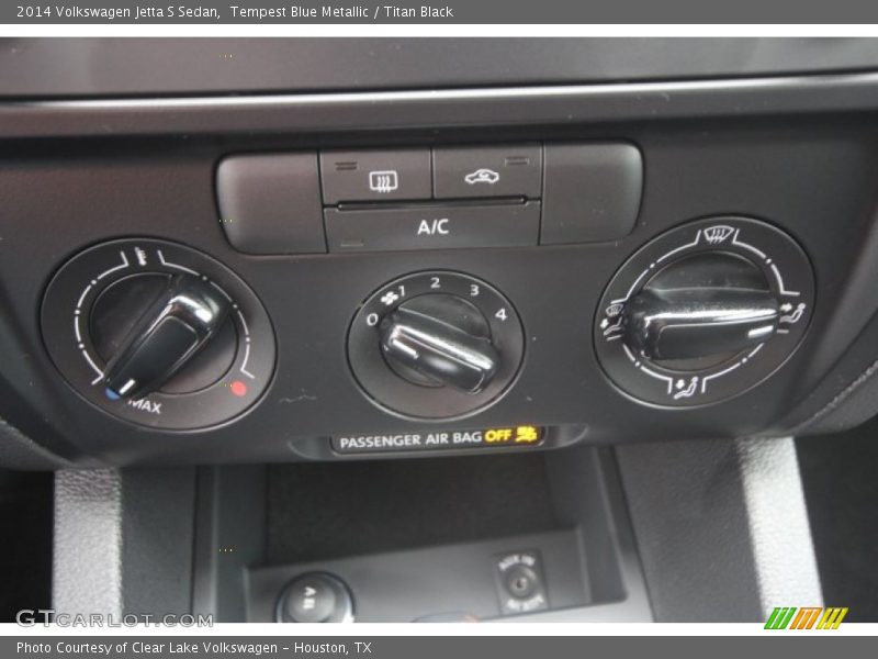 Tempest Blue Metallic / Titan Black 2014 Volkswagen Jetta S Sedan