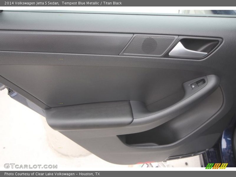 Tempest Blue Metallic / Titan Black 2014 Volkswagen Jetta S Sedan