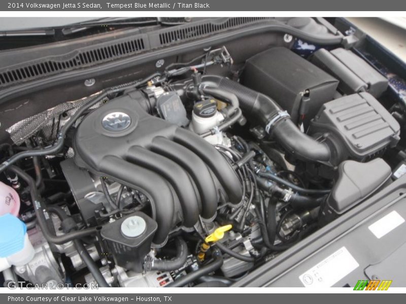 Tempest Blue Metallic / Titan Black 2014 Volkswagen Jetta S Sedan