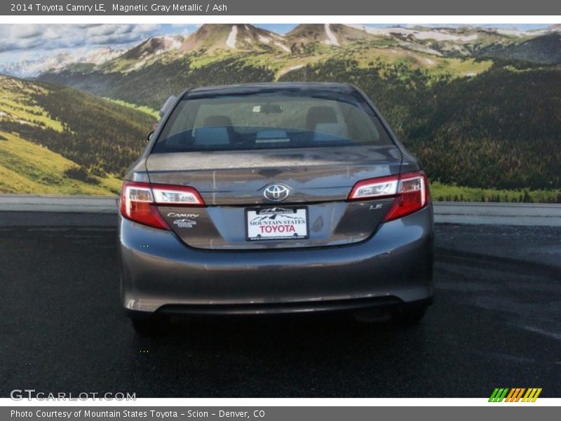 Magnetic Gray Metallic / Ash 2014 Toyota Camry LE