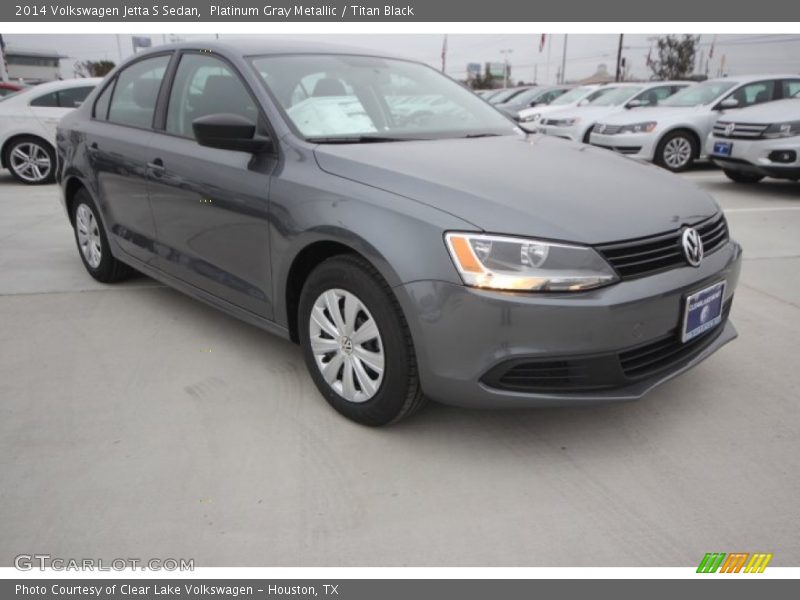 Platinum Gray Metallic / Titan Black 2014 Volkswagen Jetta S Sedan