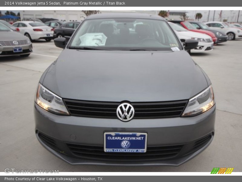 Platinum Gray Metallic / Titan Black 2014 Volkswagen Jetta S Sedan