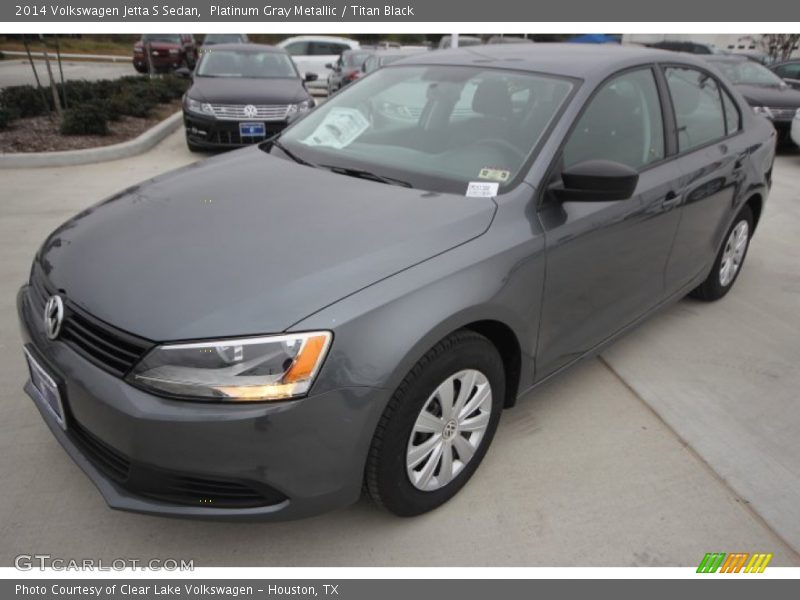 Platinum Gray Metallic / Titan Black 2014 Volkswagen Jetta S Sedan