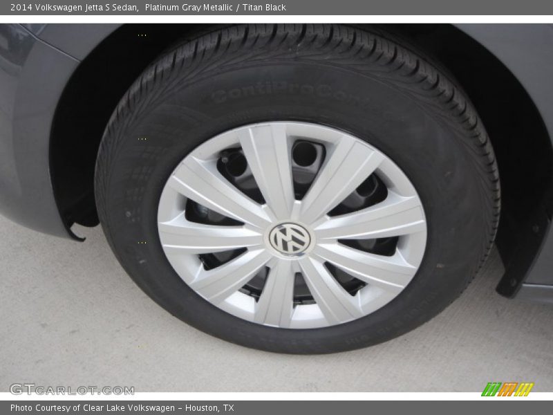 Platinum Gray Metallic / Titan Black 2014 Volkswagen Jetta S Sedan
