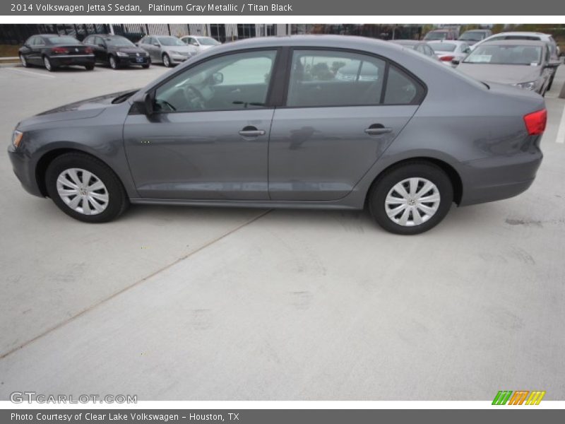 Platinum Gray Metallic / Titan Black 2014 Volkswagen Jetta S Sedan