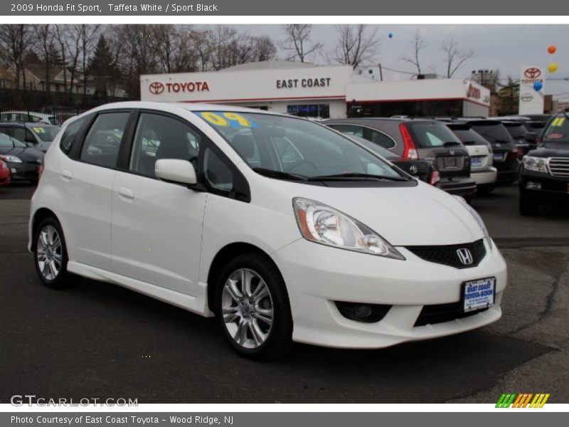 Taffeta White / Sport Black 2009 Honda Fit Sport