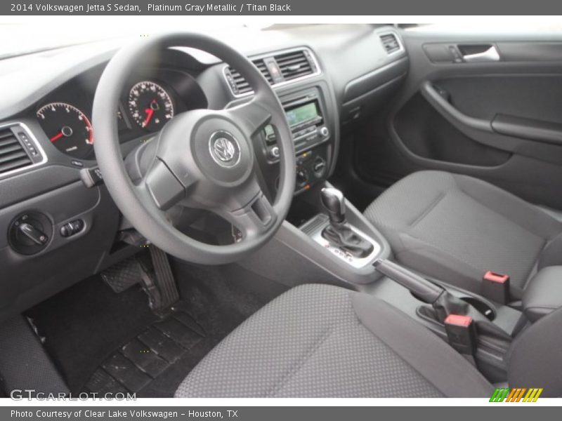 Platinum Gray Metallic / Titan Black 2014 Volkswagen Jetta S Sedan