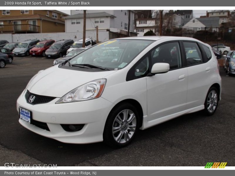Taffeta White / Sport Black 2009 Honda Fit Sport