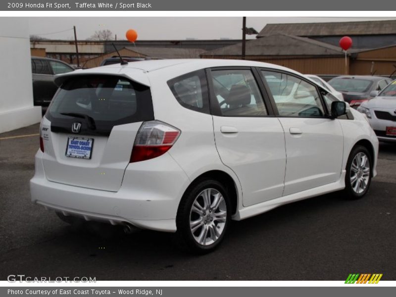 Taffeta White / Sport Black 2009 Honda Fit Sport