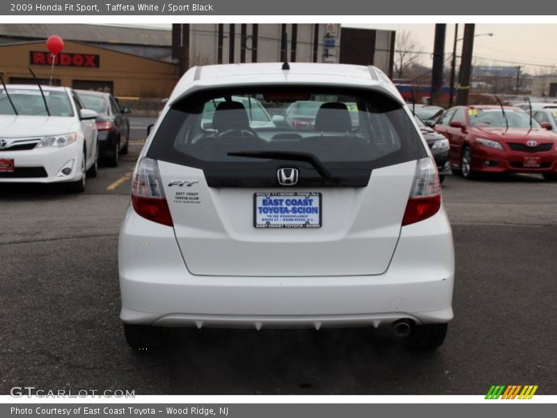 Taffeta White / Sport Black 2009 Honda Fit Sport
