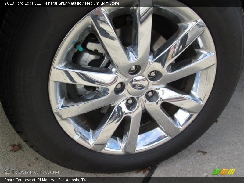 Mineral Gray Metallic / Medium Light Stone 2013 Ford Edge SEL