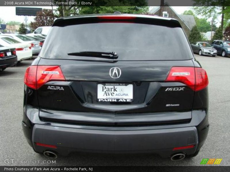 Formal Black / Ebony 2008 Acura MDX Technology