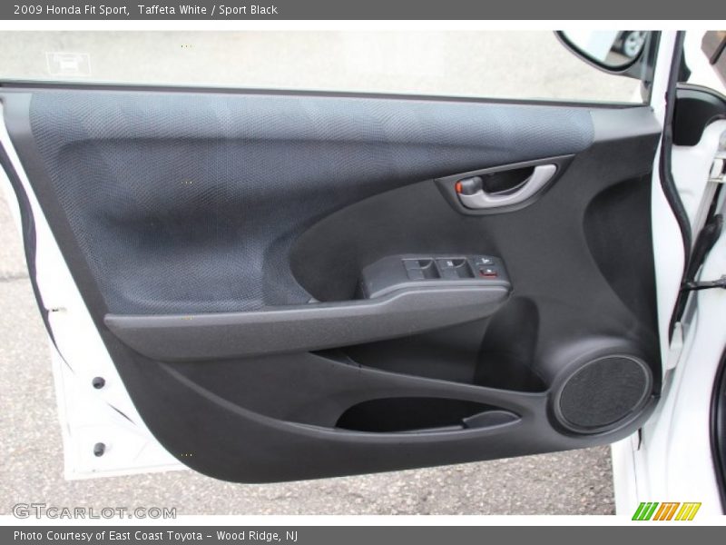 Taffeta White / Sport Black 2009 Honda Fit Sport
