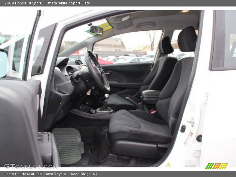 Taffeta White / Sport Black 2009 Honda Fit Sport