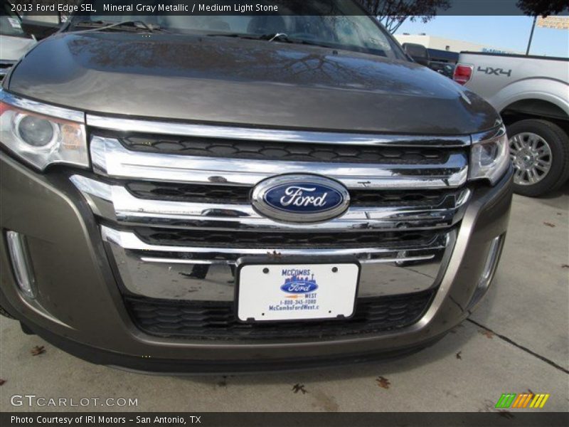 Mineral Gray Metallic / Medium Light Stone 2013 Ford Edge SEL