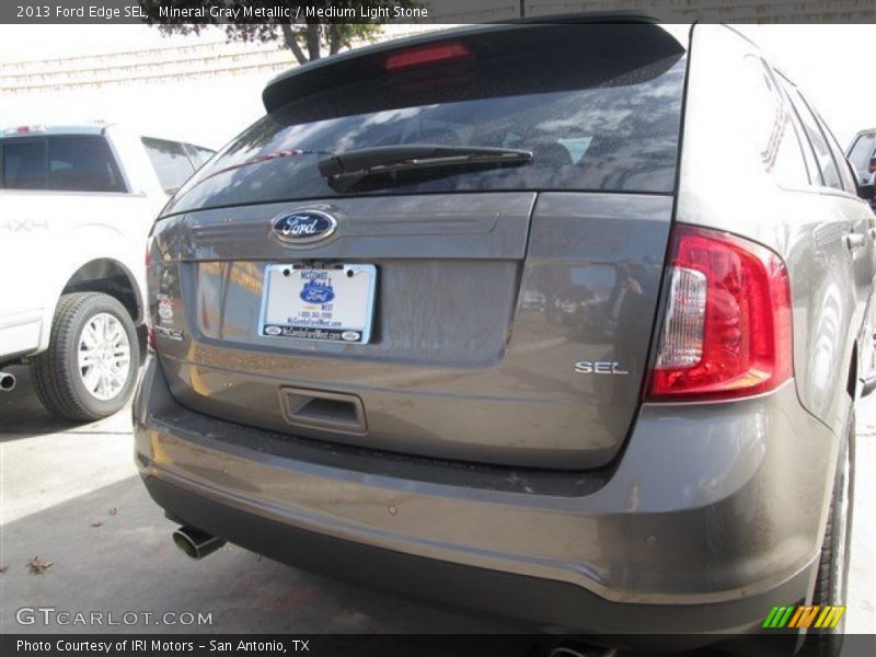 Mineral Gray Metallic / Medium Light Stone 2013 Ford Edge SEL