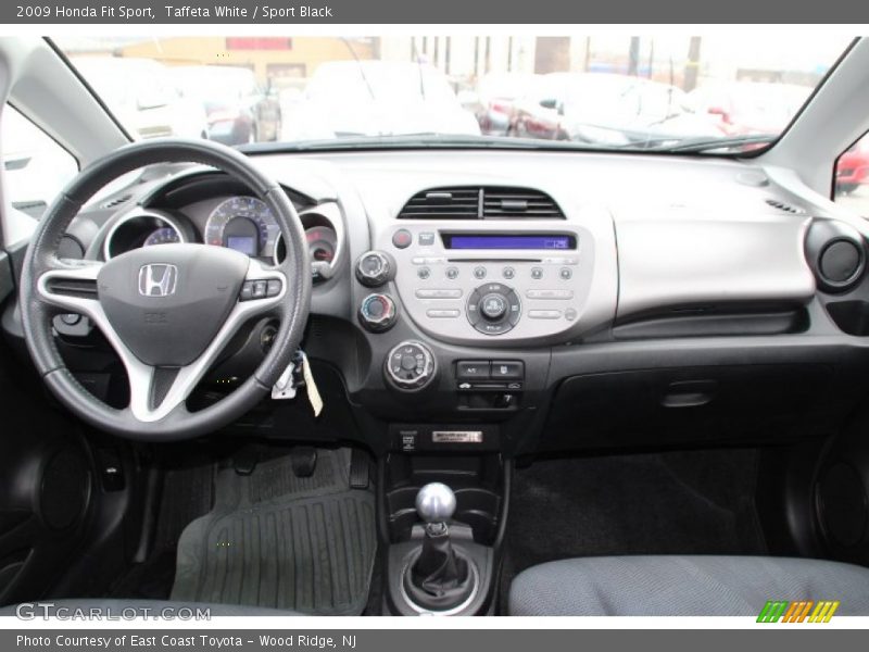 Taffeta White / Sport Black 2009 Honda Fit Sport