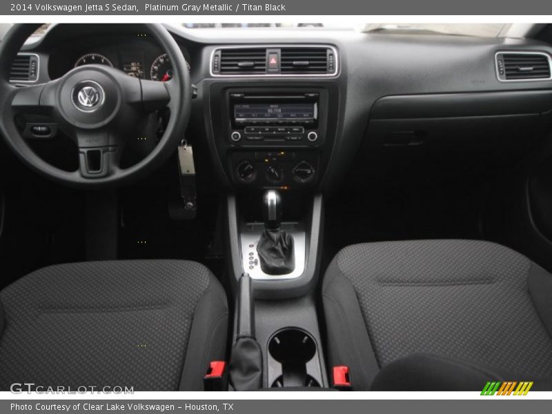 Platinum Gray Metallic / Titan Black 2014 Volkswagen Jetta S Sedan