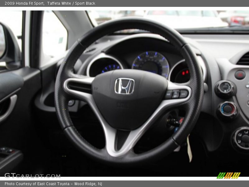 Taffeta White / Sport Black 2009 Honda Fit Sport