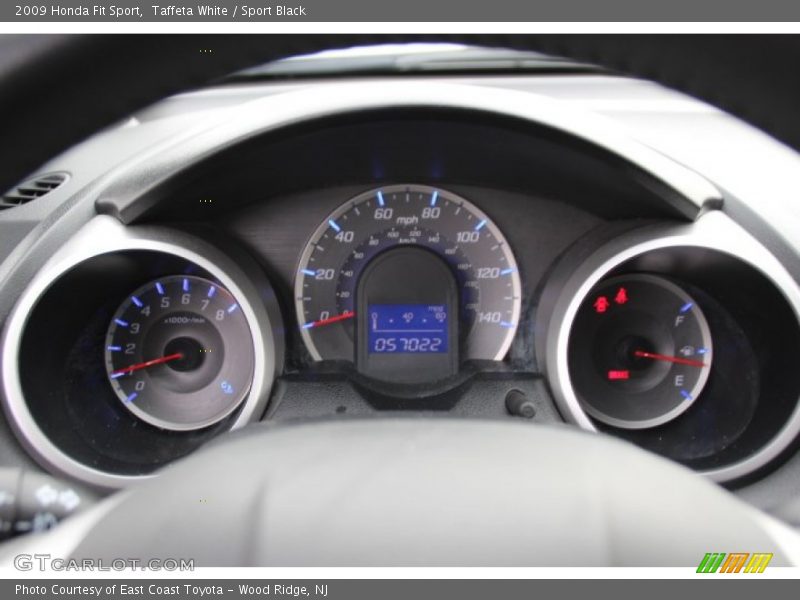 Taffeta White / Sport Black 2009 Honda Fit Sport