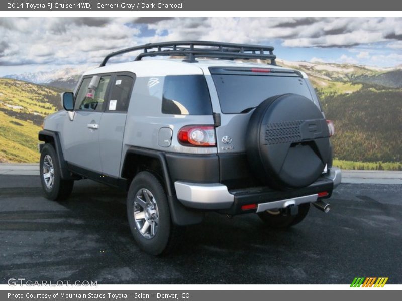 Cement Gray / Dark Charcoal 2014 Toyota FJ Cruiser 4WD