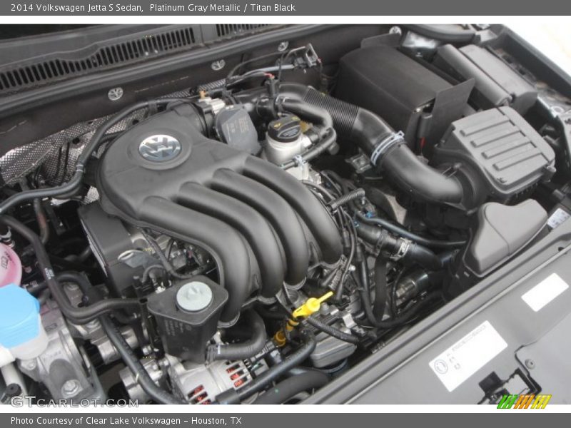 Platinum Gray Metallic / Titan Black 2014 Volkswagen Jetta S Sedan