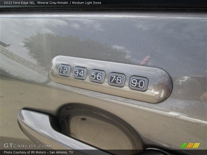 Mineral Gray Metallic / Medium Light Stone 2013 Ford Edge SEL