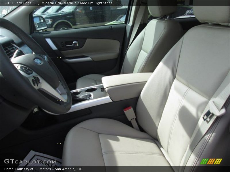 Mineral Gray Metallic / Medium Light Stone 2013 Ford Edge SEL