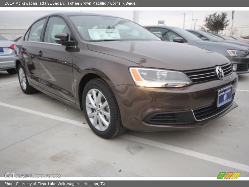 Toffee Brown Metallic / Cornsilk Beige 2014 Volkswagen Jetta SE Sedan