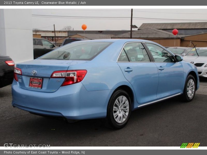 Clearwater Blue Metallic / Ash 2013 Toyota Camry LE