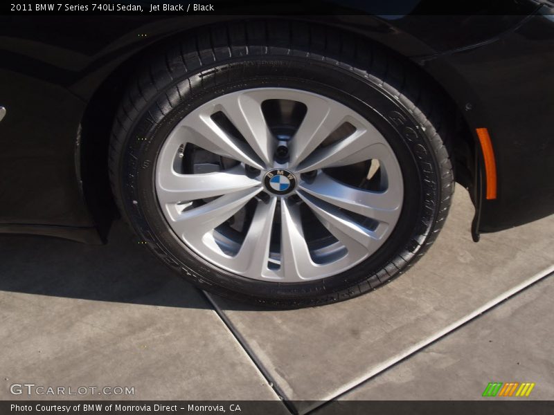 Jet Black / Black 2011 BMW 7 Series 740Li Sedan