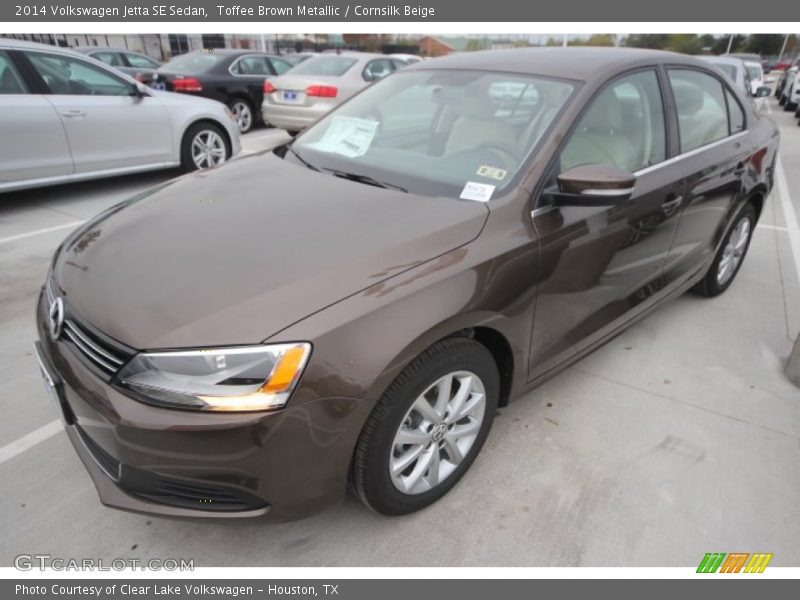 Toffee Brown Metallic / Cornsilk Beige 2014 Volkswagen Jetta SE Sedan