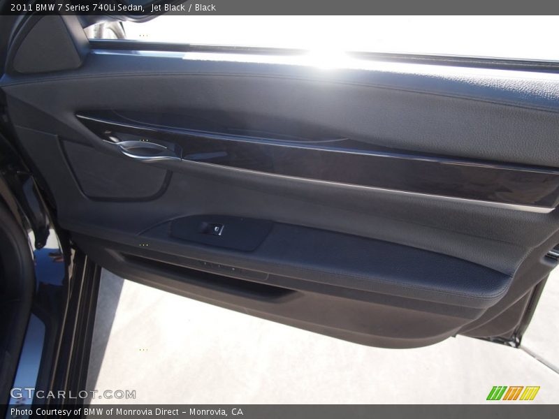 Jet Black / Black 2011 BMW 7 Series 740Li Sedan