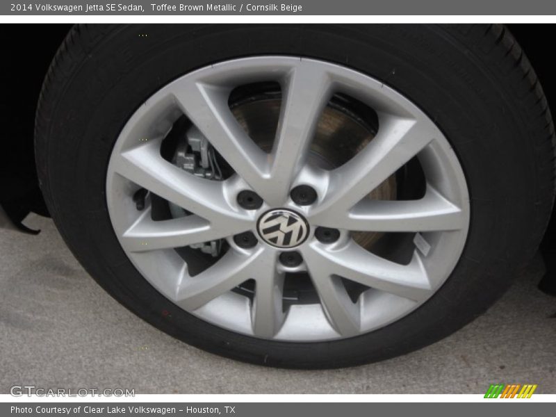 Toffee Brown Metallic / Cornsilk Beige 2014 Volkswagen Jetta SE Sedan