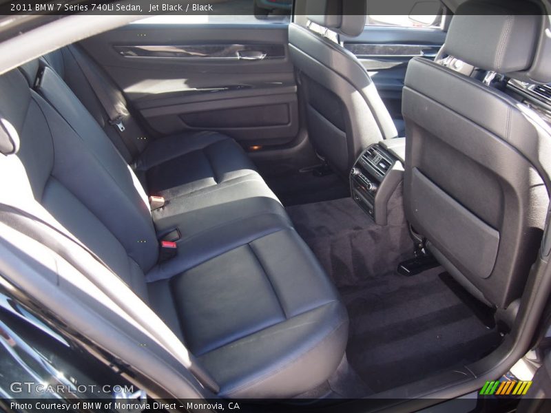 Jet Black / Black 2011 BMW 7 Series 740Li Sedan
