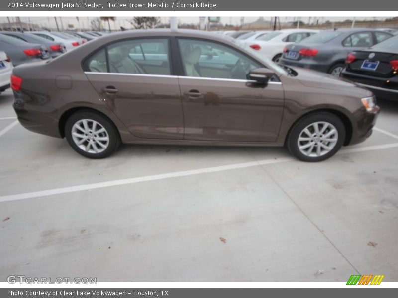 Toffee Brown Metallic / Cornsilk Beige 2014 Volkswagen Jetta SE Sedan