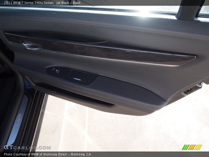 Jet Black / Black 2011 BMW 7 Series 740Li Sedan