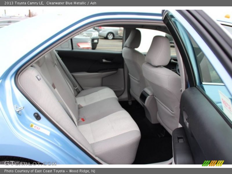 Clearwater Blue Metallic / Ash 2013 Toyota Camry LE