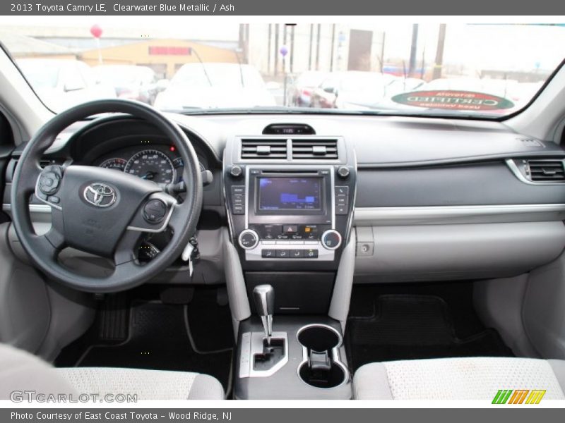 Clearwater Blue Metallic / Ash 2013 Toyota Camry LE