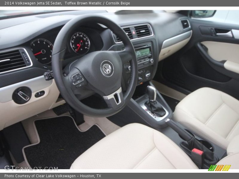 Toffee Brown Metallic / Cornsilk Beige 2014 Volkswagen Jetta SE Sedan