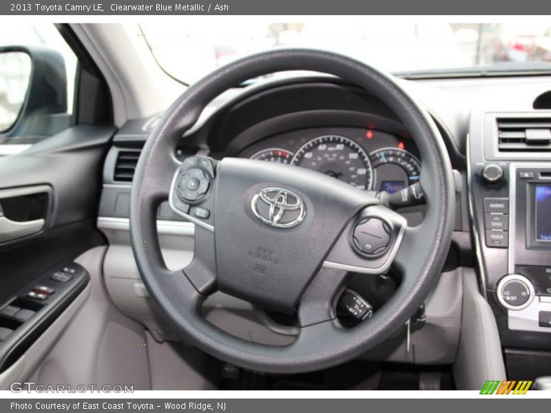 Clearwater Blue Metallic / Ash 2013 Toyota Camry LE