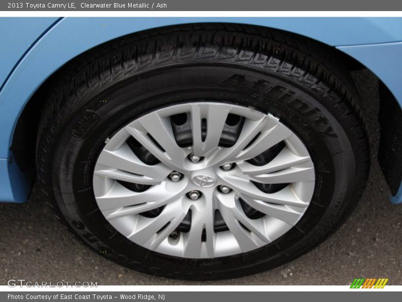 Clearwater Blue Metallic / Ash 2013 Toyota Camry LE