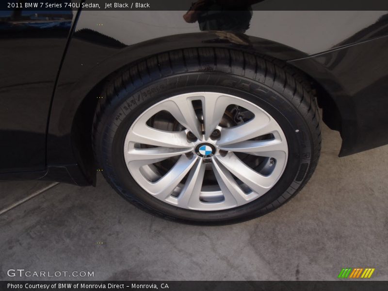 Jet Black / Black 2011 BMW 7 Series 740Li Sedan