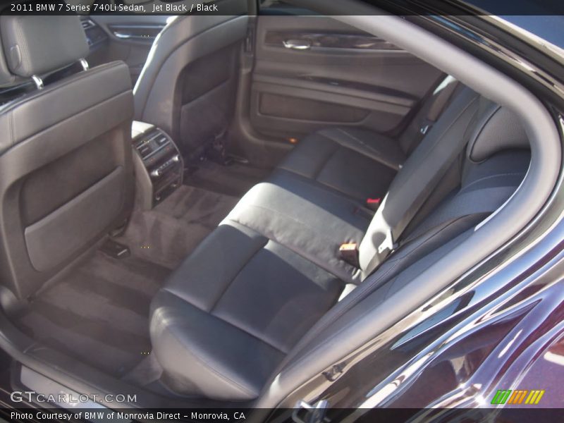 Jet Black / Black 2011 BMW 7 Series 740Li Sedan