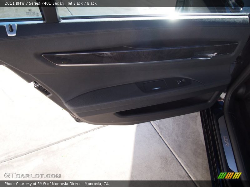 Jet Black / Black 2011 BMW 7 Series 740Li Sedan