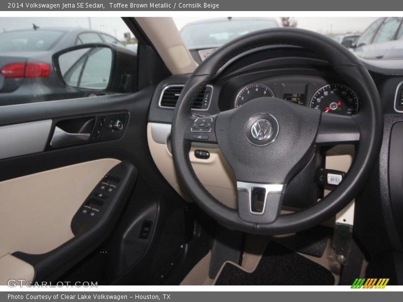 Toffee Brown Metallic / Cornsilk Beige 2014 Volkswagen Jetta SE Sedan