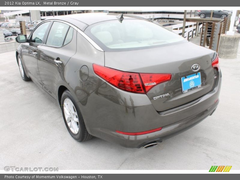 Metal Bronze / Gray 2012 Kia Optima LX